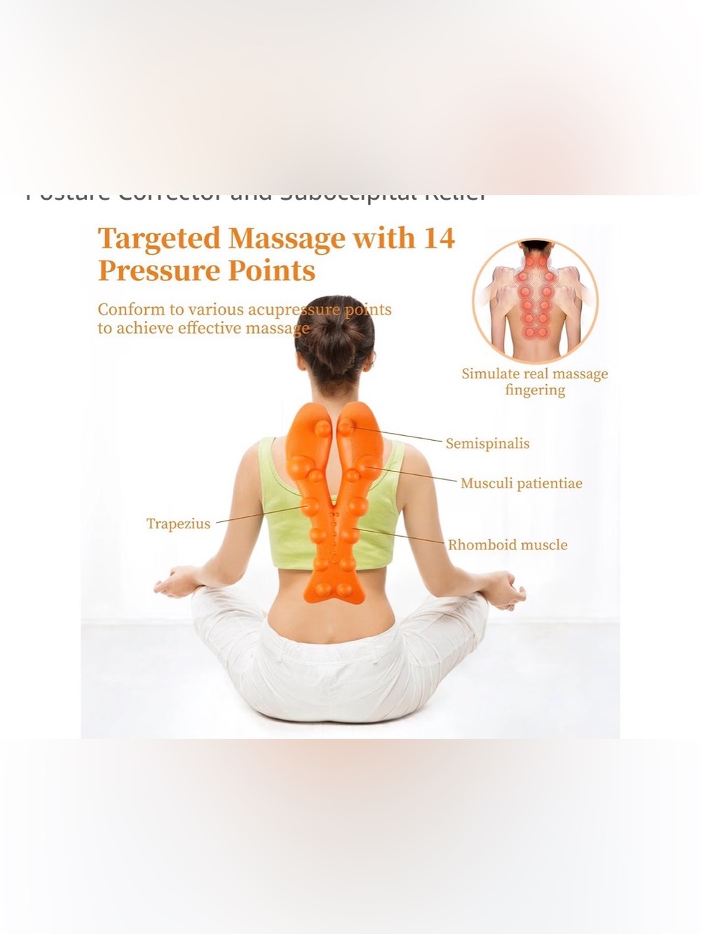 New! ComfortFlow Back Massager Pad
